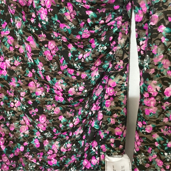 Dress the Population Mona Floral Long Sleeve Midi Dress Size XL NWOT - Picture 6 of 17